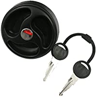 Tapa de depósito de agua para caravana- autocaravana- color negro- 3 asas